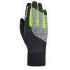 rukavice BRIGHT GLOVES 1.0, OXFORD (černá/reflexní/žlutá fluo, vel. L) C172-007-L OXFORD