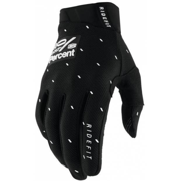 rukavice RIDEFIT, 100% - USA (černá, vel. XL) M172-0159-XL 100%
