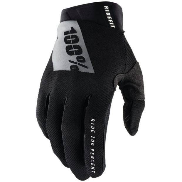 rukavice RIDEFIT, 100% - USA (černá) M172-488 100%