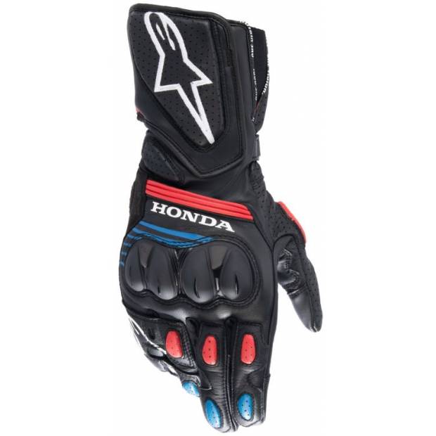 rukavice SP-8 HONDA kolekce, ALPINESTARS (černé/červené/modré) 2023 M120-686 ALPINESTARS