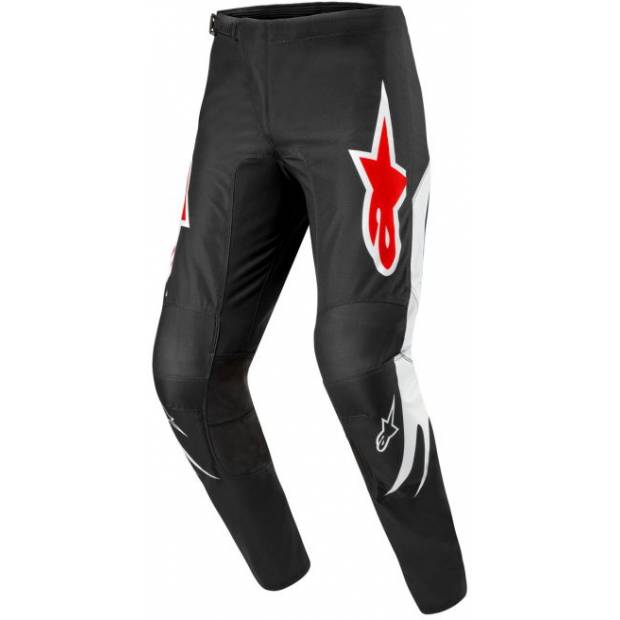 kalhoty FLUID LUCENT, ALPINESTARS (černá/bílá/červená) 2024 M171-0191 ALPINESTARS