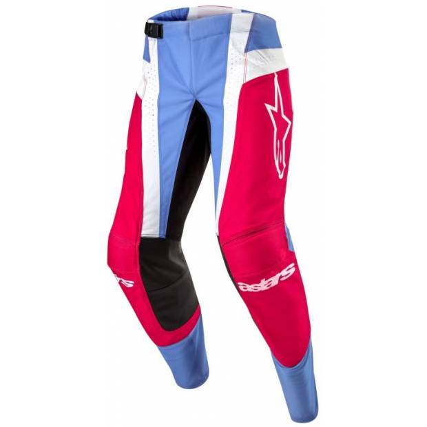 kalhoty TECHSTAR OCURI, ALPINESTARS (světle modrá/bílá/červená, vel. 30) M171-0206-30 ALPINESTARS