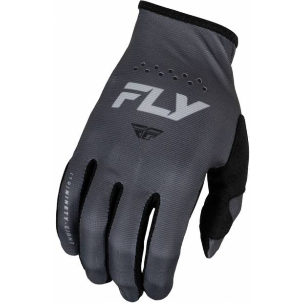 rukavice LITE, FLY RACING - USA 2024 (šedá/černá) M172-0204 FLY RACING