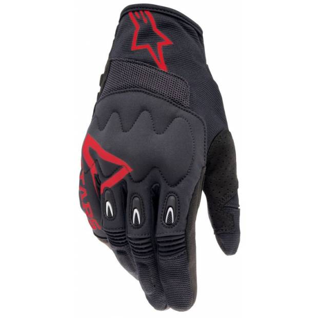 rukavice TECHDURA, ALPINESTARS (černá/červená, vel. S) M172-0196-S ALPINESTARS