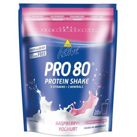protein ACTIVE PRO 80 / 500 g Malina-jogurt (Inkospor - Německo) M022-048 Inkospor