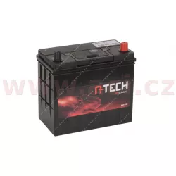 45Ah baterie, 340A, pravá A-TECH 238x129x225 (úzké póly) BA J45P A-TECH