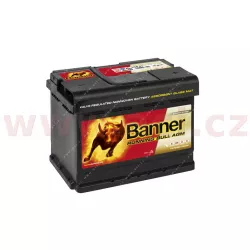 60Ah baterie, 640A, pravá BANNER Running Bull AGM 241x175x190 BA 56001 BANNER