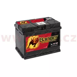 62Ah baterie, 510A, pravá BANNER Starting Bull 241x175x190 BA 56219 BANNER