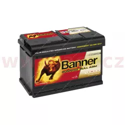 70Ah baterie, 760A, pravá BANNER Running Bull AGM 278x175x190 BA 57001 BANNER