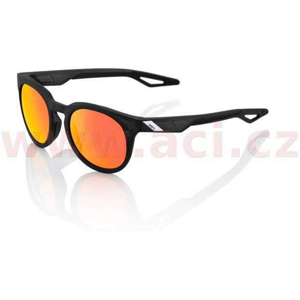 sluneční brýle CAMPO Matte Crystal Black, 100% - USA (zabarvená červené skla) M000-1027 100%