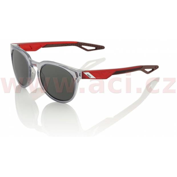 sluneční brýle CAMPO Polished Crystal Grey, 100% - USA (zabarvená kouřové skla) M000-1028 100%