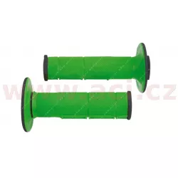 gripy Racing (dvouvrstvé, měkké), RTECH (zeleno-černé, pár, délka 116 mm) M003-63 RTECH