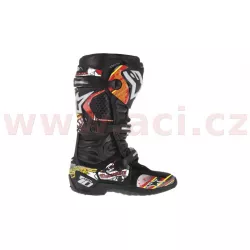 sada polepů pro boty TECH 10 model 2014 až 2018, ALPINESTARS (červená/bílá/žlutá) M134-08 ALPINESTARS