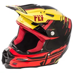 přilba F2 Carbon PEICK REPLICA, FLY RACING - USA (červená/černá/žlutá,se systémem ochrany MIPS) M140-558 FLY RACING