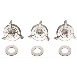 šrouby kšiltu pro přilby AVIATOR/TWIST/TERMINATOR 2.1, 2.3, AIROH  M142-639 AIROH