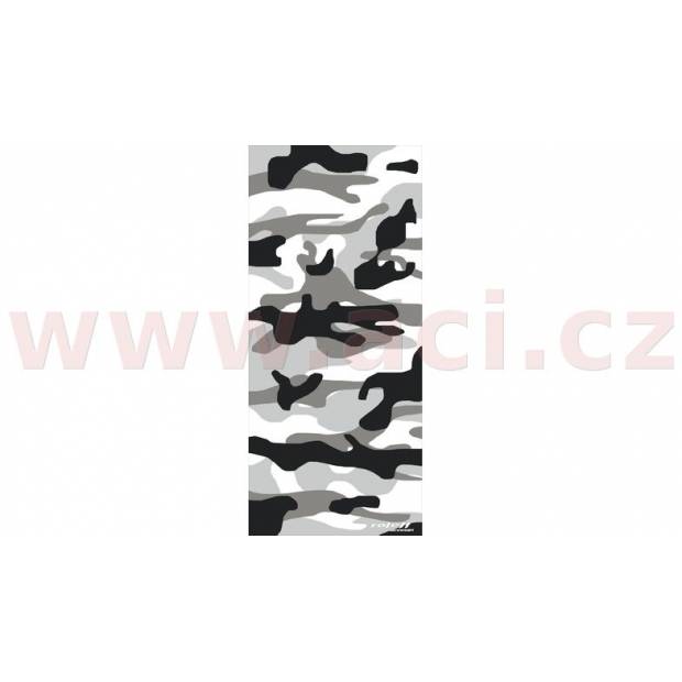 nákrčník víceúčelový Camo, ROLEFF (černý/šedý/bílý) M167-13 ROLEFF