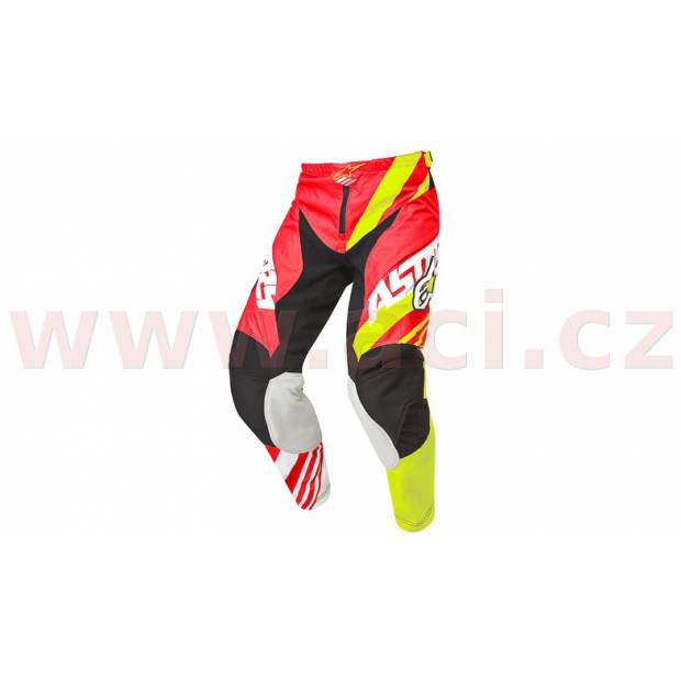 kalhoty Racer Supermatic, ALPINESTARS - Itálie (červená/žlutá/bílá) M171-31 ALPINESTARS