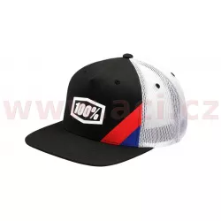 kšiltovka Cornerstone Trucker, 100% (černá/bílá) M186-107 100%