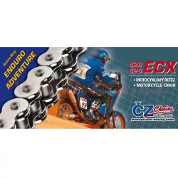 řetěz 520ECX, ČZ - ČR (barva černá, 112 článků vč. rozpojovací spojky CLIP) M252-06-112B ČZ