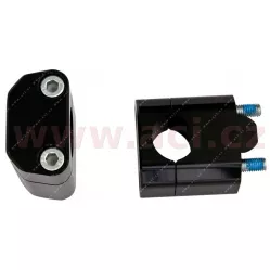 sada na zvýšení řídítek + 35 mm (průměr 22 > 28,6 mm) vč. šroubů, RTECH (černá) M400-524 RTECH