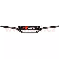 řídítka (Michael P.) o průměru 22 mm s hrazdou a chráničem, RTECH (černá) M400-576 RTECH
