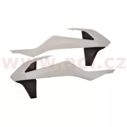 spoilery chladiče KTM, RTECH (bílo-černé, pár) M400-714 RTECH