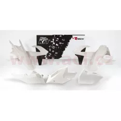 sada plastů KTM, RTECH (bílo-černá, 5 dílů, vč. levého krytu vzduch filtru) M400-773 RTECH