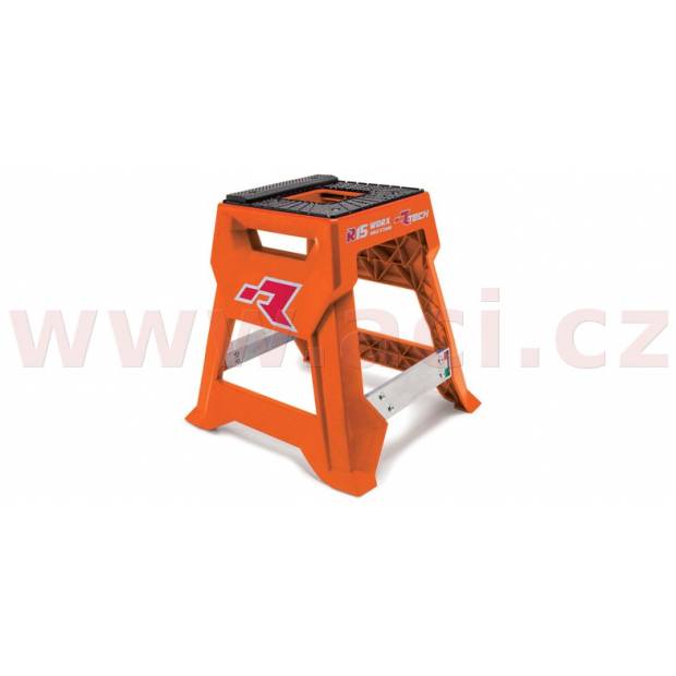 stojan MX R15 (technopolymer / hliník), RTECH (oranžová/černá) M400-560 RTECH