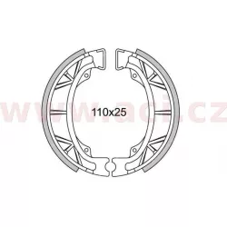 brzdové obložení (standardní materiál) NEWFREN (2 ks v balení) M572-002 NEWFREN