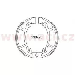 brzdové obložení (standardní materiál) NEWFREN (2 ks v balení) M572-005 NEWFREN