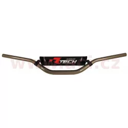 řídítka (Pit B.) s proměnlivým průřezem o průměru 28,6 - 22 mm s hrazdou a chráničem, RTECH (titanová) M400-857 RTECH