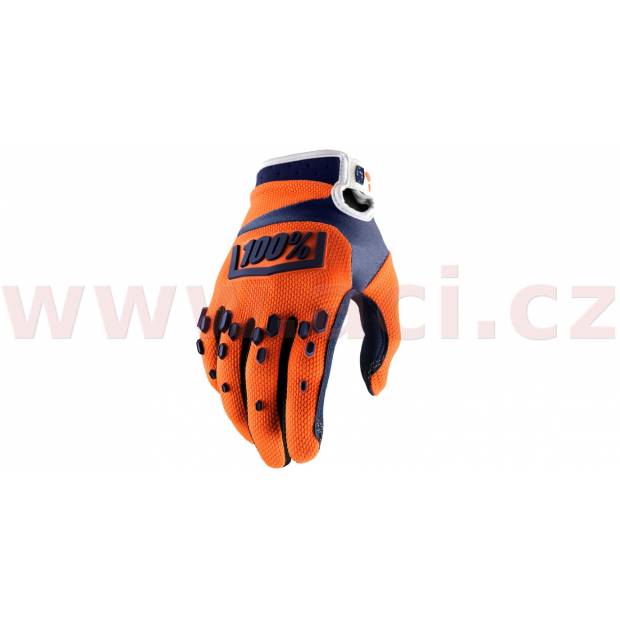 rukavice AIRMATIC, 100% - USA (oranžová/modrá) M172-243 100%