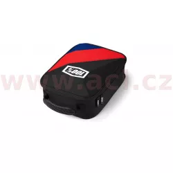 kufr na motokrosové brýle Cornestone, 100% (černá/červená/modrá) M006-270 100%
