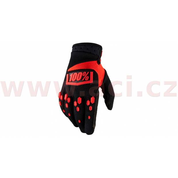 rukavice AIRMATIC, 100% - USA (černá/červená) M172-288 100%