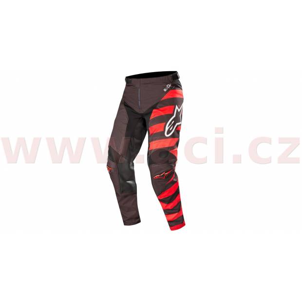 kalhoty RACER BRAAP 2019, ALPINESTARS (černá/bílá/červená) M171-225 ALPINESTARS