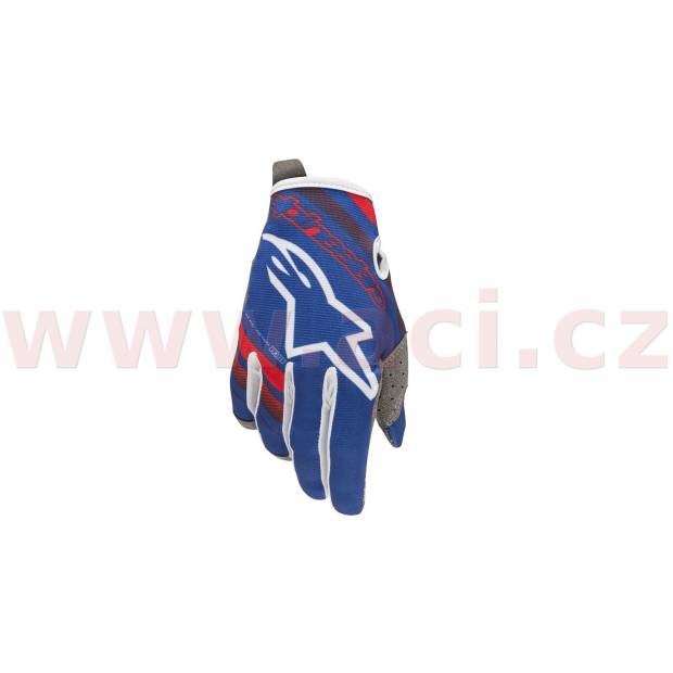 rukavice RADAR 2019, ALPINESTARS (modrá/červená/bílá) M172-298 ALPINESTARS