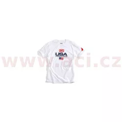 triko MXDN 2019, 100% - USA (bílá) M182-394 100%
