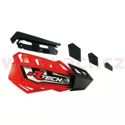 plasty krytů páček FLX / FLX ALU / FLX ATV, RTECH (červeno-černé, pár) M440-1159 RTECH