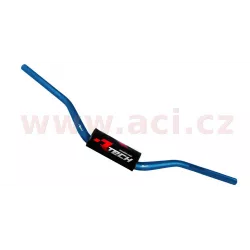 řídítka (Michael P.) s proměnlivým průřezem o průměru 28,6 - 22 mm s chráničem, RTECH (modrá) M400-870 RTECH