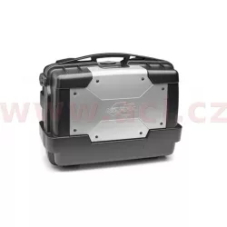 MONOKEY TopCase/Boční kufr GARDA - 33l, KAPPA (stříbrný/černý, kompozit) M009-1479 KAPPA