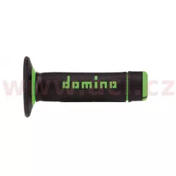 gripy A020 (offroad) délka 118 mm, DOMINO (černo-zelené) M018-113 DOMINO