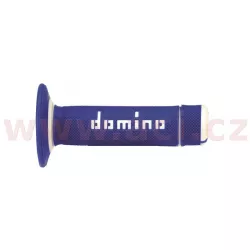 gripy A020 (offroad) délka 118 mm, DOMINO (modro-bílé) M018-116 DOMINO