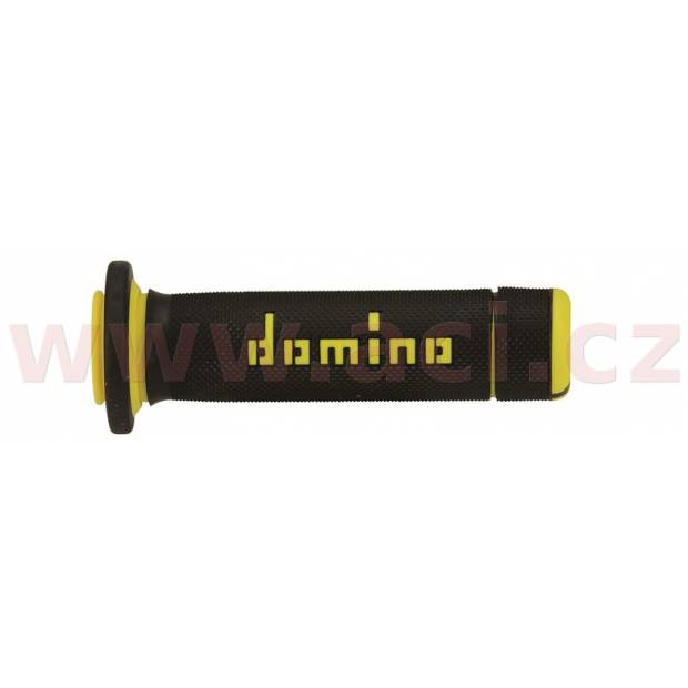 gripy A180 (ATV) délka 118 + 122 mm, DOMINO (černo-žluté) M018-124 DOMINO