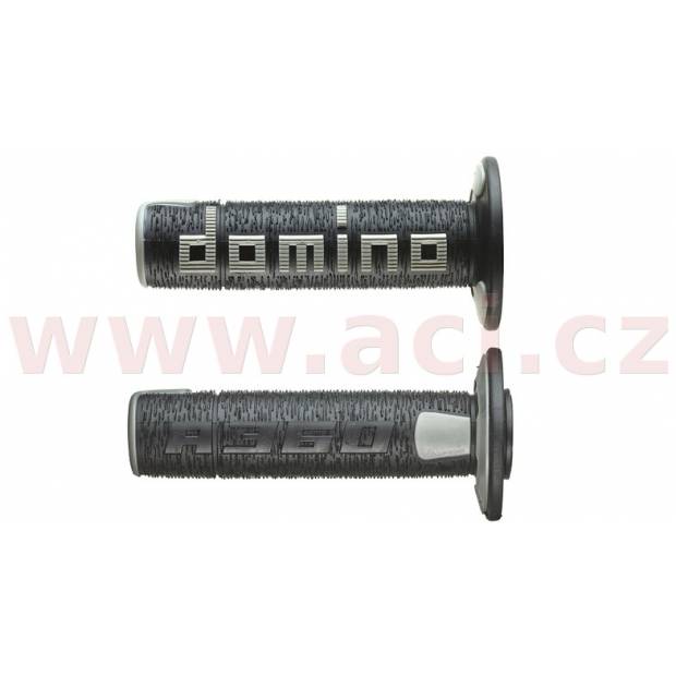 gripy (offroad) délka 120 mm, DOMINO (černo-šedé) M018-190 DOMINO