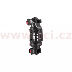 kolenní ortézy BIONIC-10 CARBON, ALPINESTARS (černá/červená, levé koleno) M160-280 ALPINESTARS