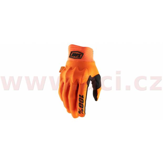 rukavice COGNITO, 100% - USA (fluo oranžová/černá) M172-320 100%