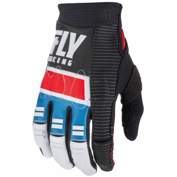 rukavice EVO 2019, FLY RACING - USA (červená/modrá/černá) M172-249 FLY RACING