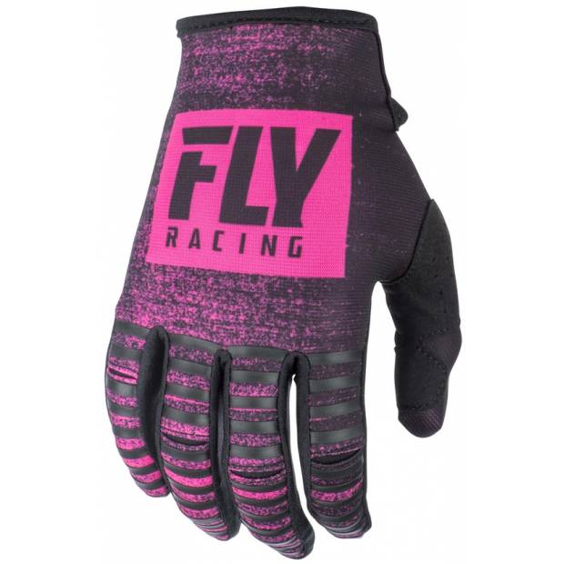 rukavice KINETIC NOIZ 2019, FLY RACING - USA (růžová/černá) M172-265 FLY RACING