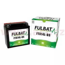 baterie 12V, YTX14L-BS, 12Ah, 200A, bezúdržbová MF AGM 150x87x145 FULBAT (vč. balení elektrolytu) M310-106 FULBAT