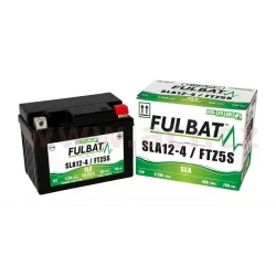 baterie 12V, YTX4L-BS, YTZ5S, 5Ah, 70A, bezúdržbová GEL technologie 113x70x85, FULBAT (aktivovaná ve výrobě) M310-134 FULBAT